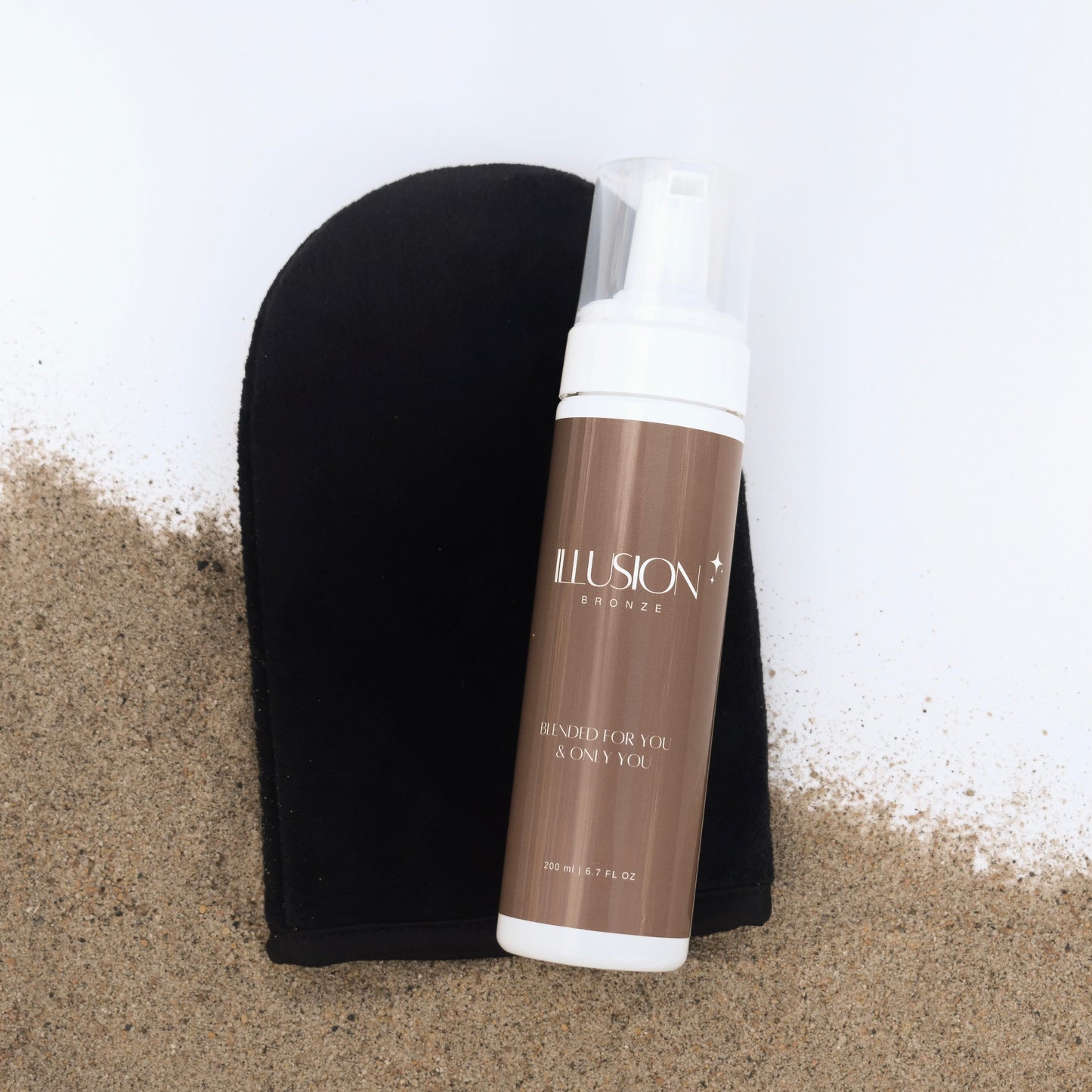 The Only Custom Self-Tanner and Application Mitt