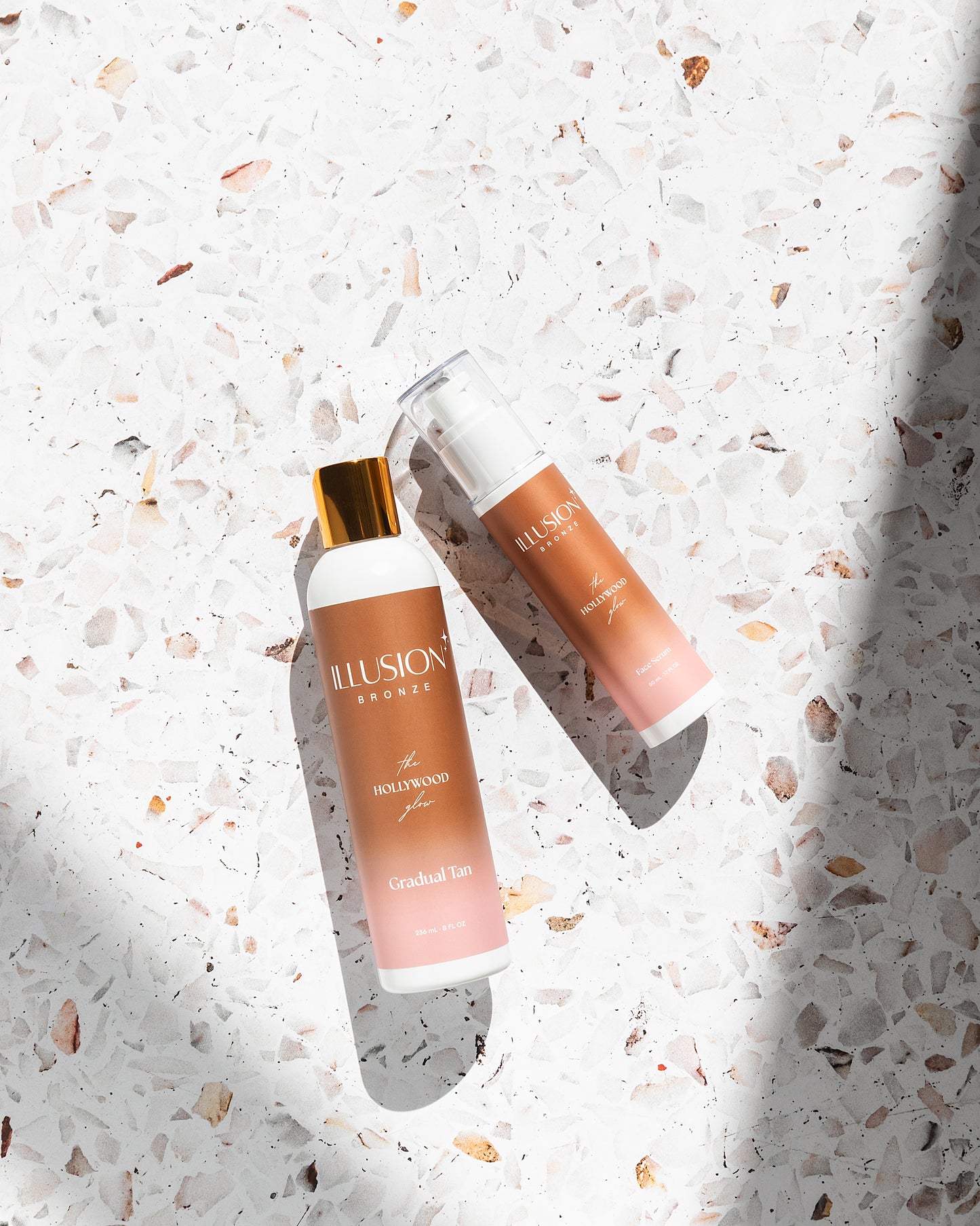 The Hollywood Glow Bundle - Gradual Tan & Face Serum